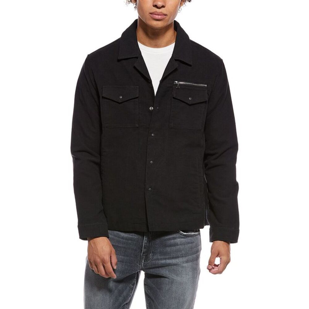 John Varvatos Mens Callum Jacket, Black